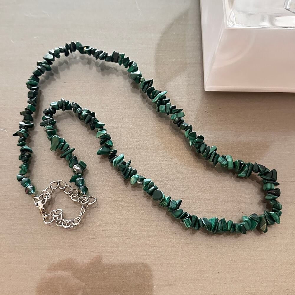 Malachite Chip Necklace